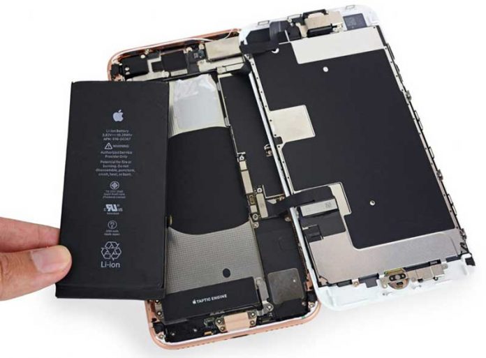 استفاده از قطعه نامناسب برای iPhone 8 Plus در یک کارخانه اپل