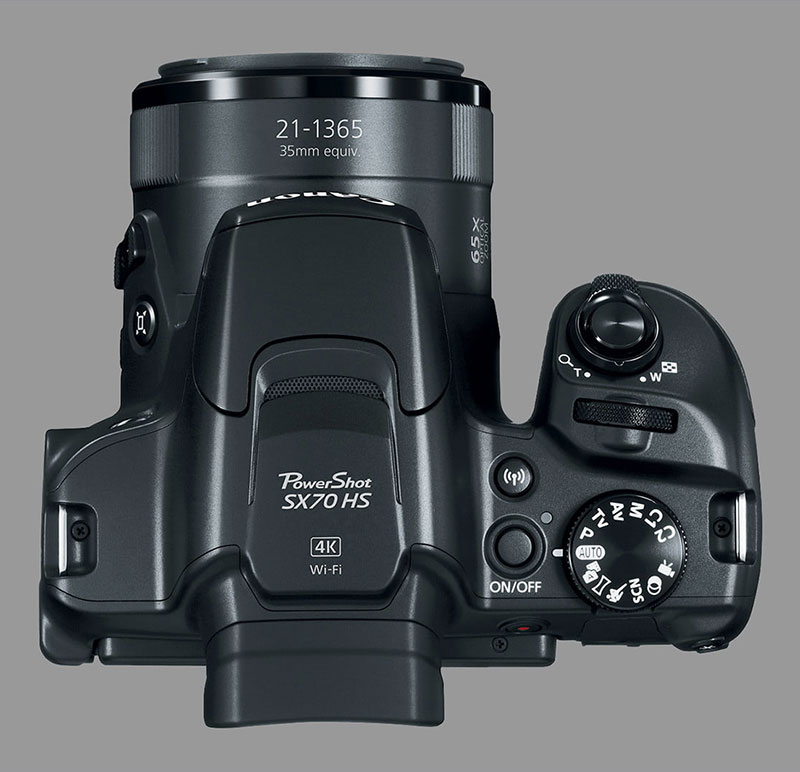 کانن SX70 HS دوربینی با 65 برابر زوم و قیمت 550 دلاری