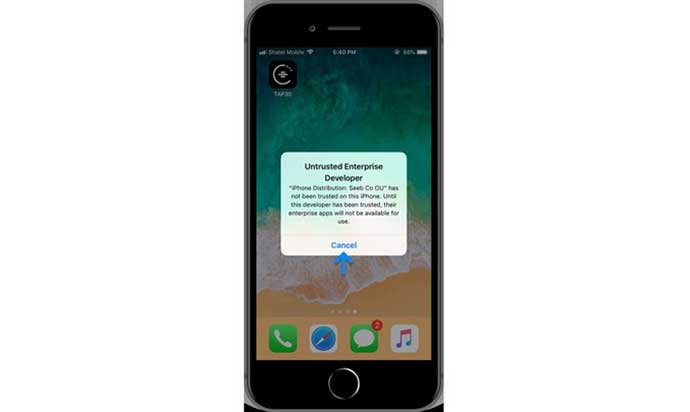 حل مشکل اپلیکیشن تپ‌سی برای iOS با PWA
