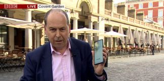 تمام شدن دیتای موبایل خبرنگار BBC روی شبکه 5G