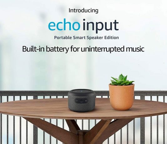 آمازون Echo Input اولین اکوی باتری دار