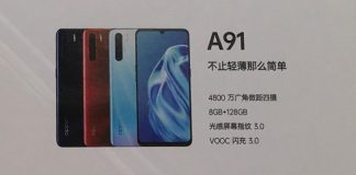 پوستر لو رفته‌ای مشخصات Oppo A8 و A91 را افشا کرد!