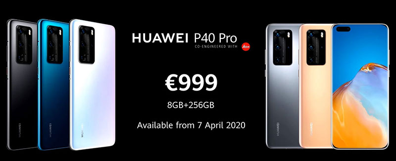 معرفی Huawei P40 در سه نسخه عادی، پرو و پرو پلاس