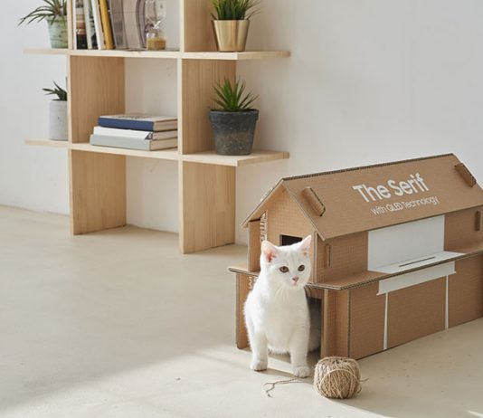 تبدیل جعبه تلویزیون‌های سامسونگ به خانه گربه‌!