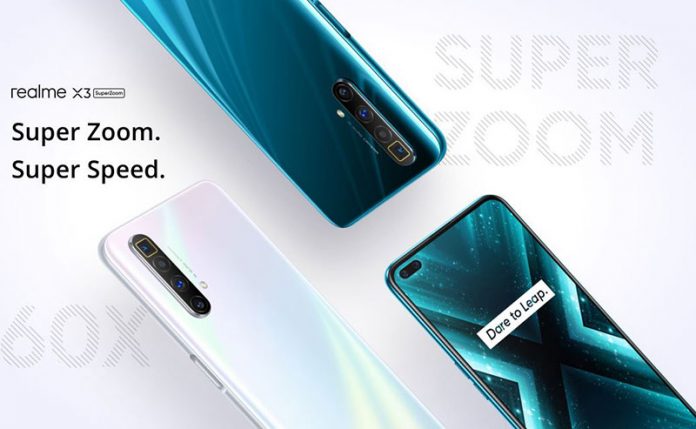 Realme X3 SuperZoom با 5 برابر زوم پریکسوپی و +SD855!