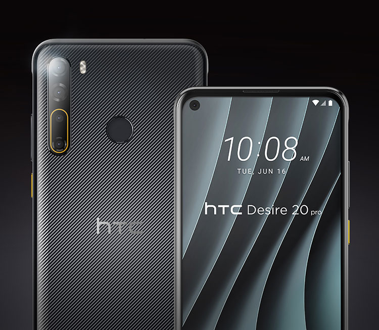 HTC Desire 20 Pro - میان‌رده‌ای با Snapdragon 665
