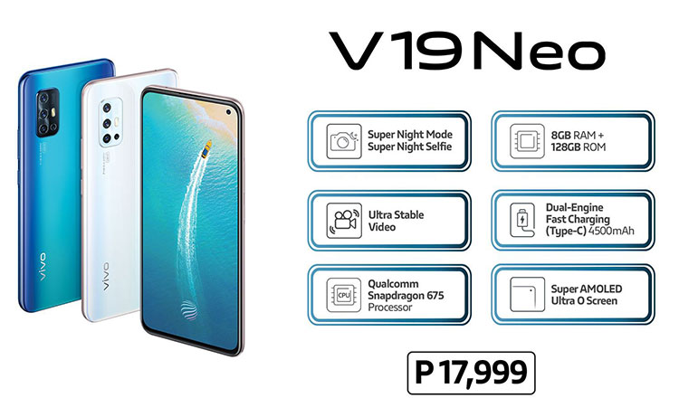 Vivo V19 Neo با Snapdragon 675 و صفحه‌نمایش 6.44 اینچی