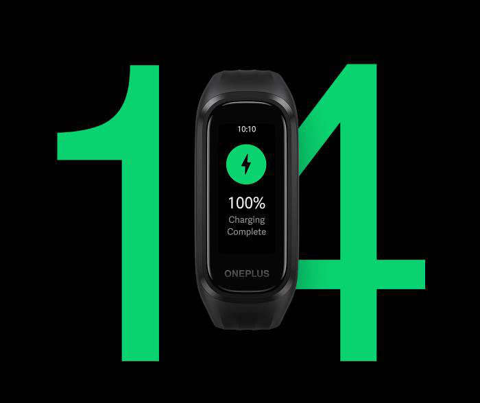 OnePlus Band دستبندی با سنسور اکسیژن و باتری 14 روزه