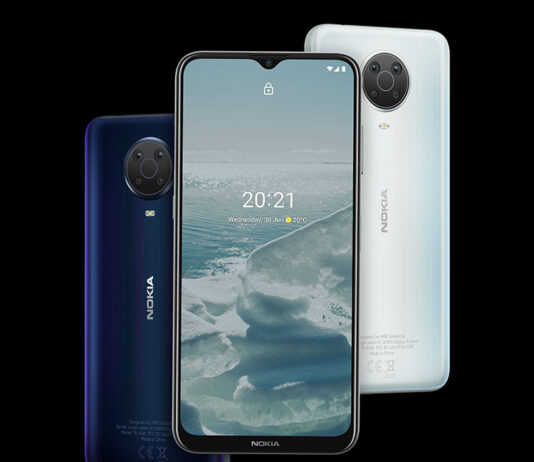 نوکیا G20 و G10 پایین‌رده‌های 6.5 اینچی با باتری 5,050mAh