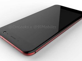 فاش شدن رندر کامپیوتری HTC U 11 قرمز رنگ