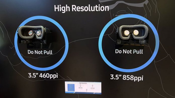 معرفی صفحه‌نمایش VR سامسونگ با 3.5 برابر پیکسل بیشتر