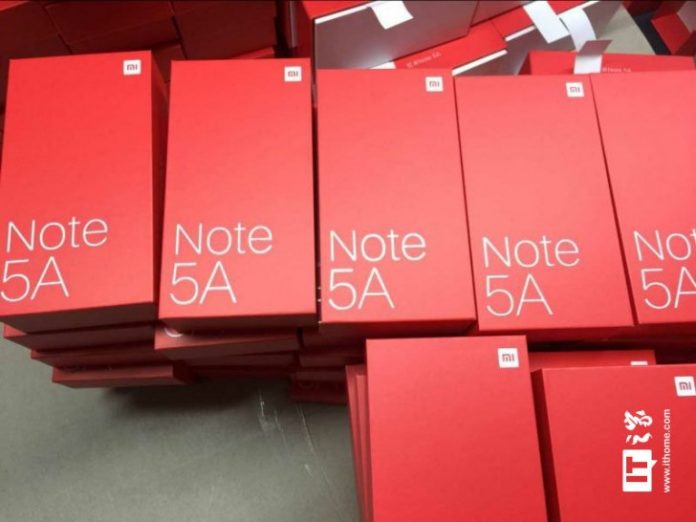 جعبه و مشخصات ردمی Note 5A شائومی لو رفت