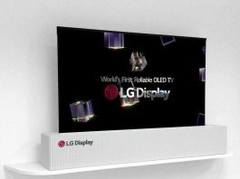معرفی تلویزیون OLED قابل رول شدن 65 اینچی LG