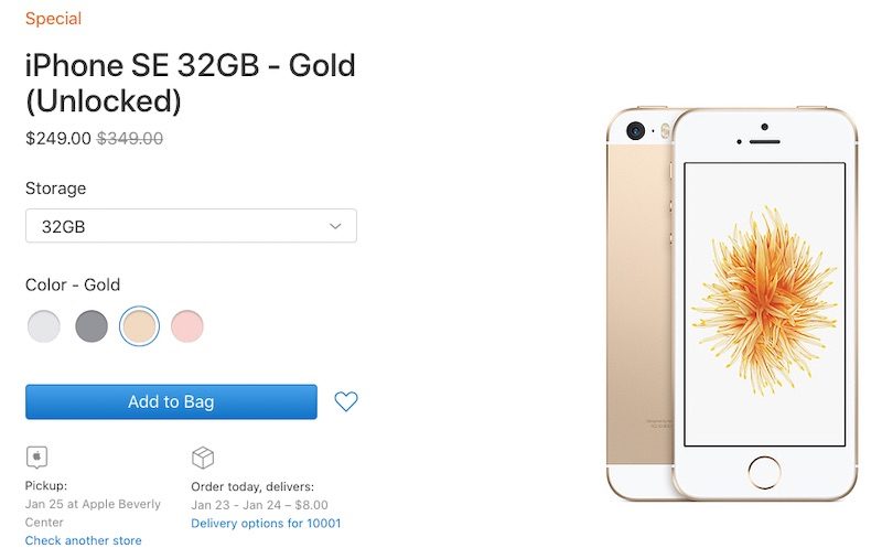 اپل دوباره آیفون SE می‌فروشد فقط 249 دلار!