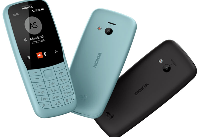 معرفی Nokia 220 4G و Nokia 105 2019 با قیمت رویایی
