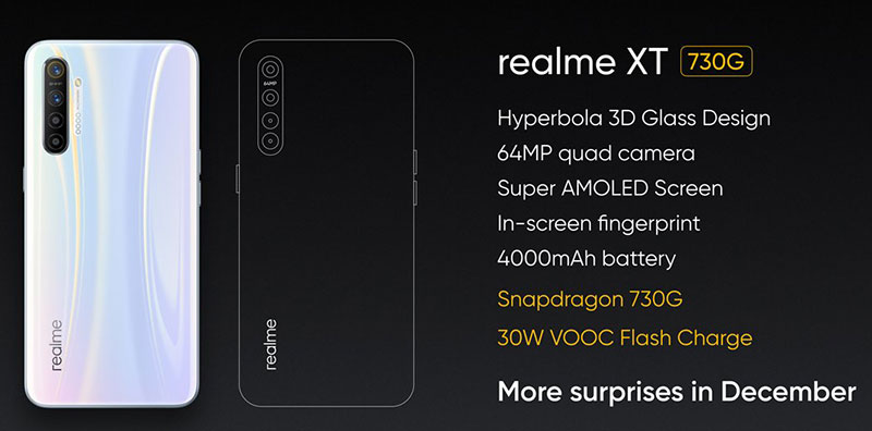 Realme XT دومین 64 مگاپیکسلی با شارژر 20 واتی آمد