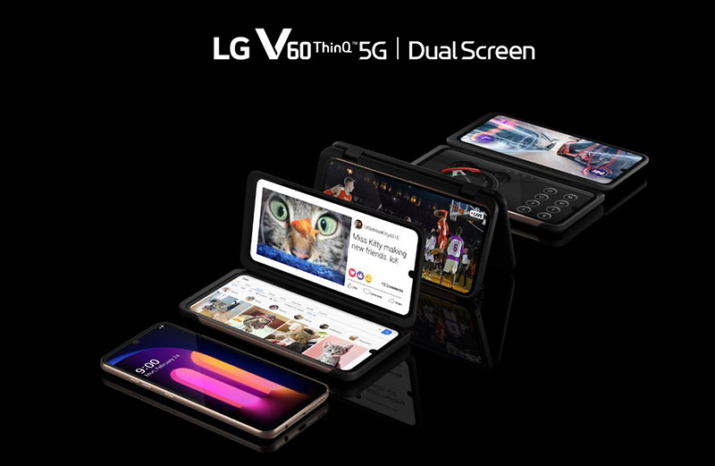 LG V60 ThinQ 5G با Snapdragon 865 و دوربین 64MP