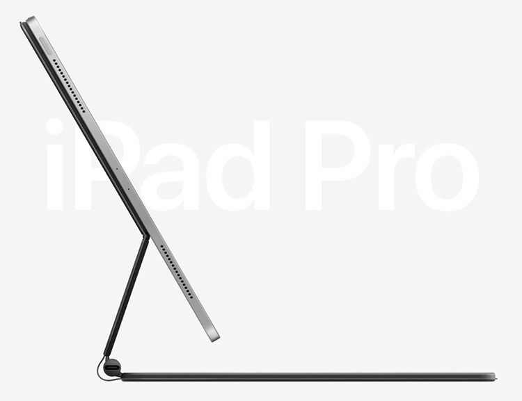 iPad Pro 12.9 و iPad Pro 11، با ترک‌پد و سنسور LiDAR
