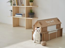 تبدیل جعبه تلویزیون‌های سامسونگ به خانه گربه‌!