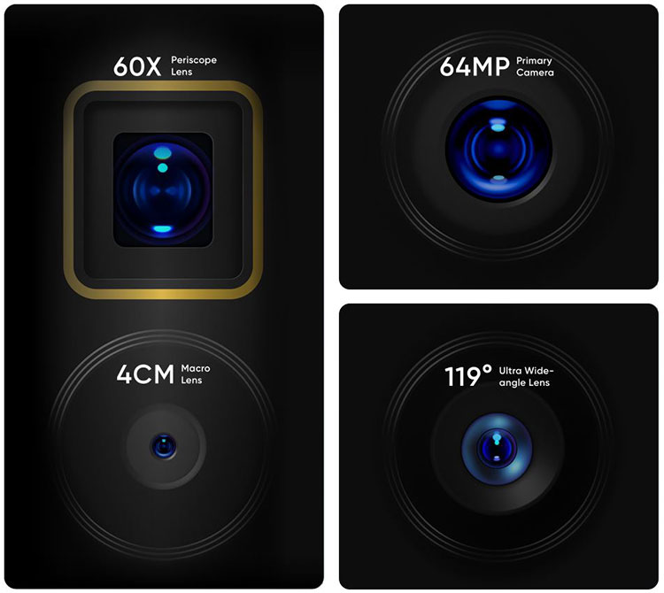 Realme X3 SuperZoom با 5 برابر زوم پریکسوپی و +SD855!
