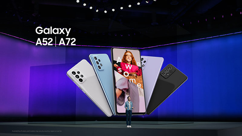 معرفی Galaxy A52 و A52 5G و گلکسی A72