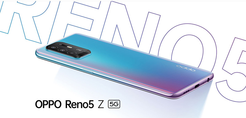 Reno5 Z 5G دستاورد جدید اوپو با صفحه‌نمایش 6.43 اینچی AMOLED